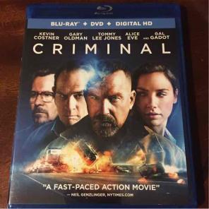 Criminal Blu-Ray only