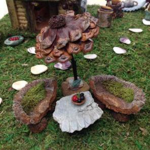 Fairy garden patio set