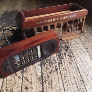 Wooden San Francisco Trolley Telephone