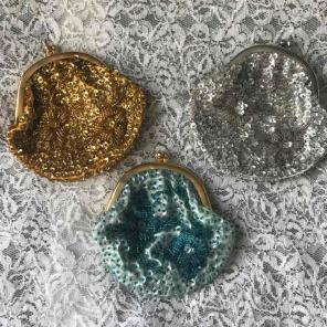 Beaded coin purse lot