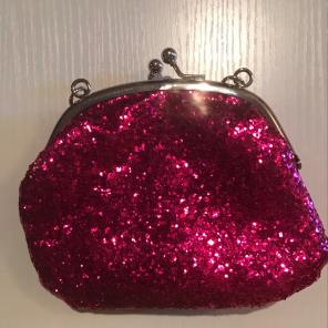 Sparkly Pink Coin Purse