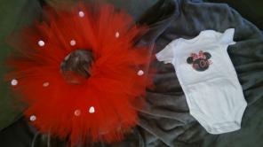 Im one Minnie Mouse tutu Outfit