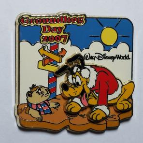 Pluto Groundhog Day 2007 Disney Pin