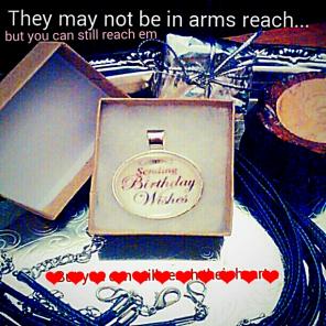 Long Distance Birthday Present Necklace!