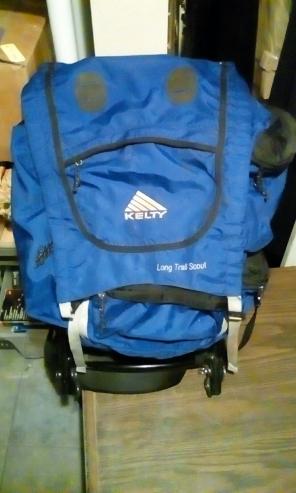 Kelty external frame style hiking pack