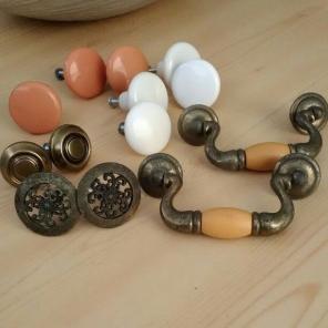 Vintage lot of knobs and Handle knobs