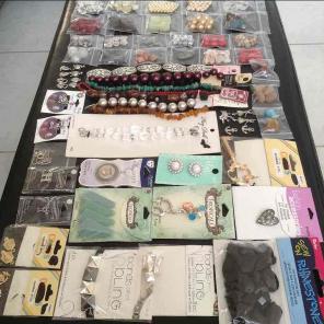Huge lot jewelry making supply beads