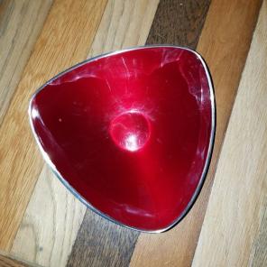 Reed and Barton red enamel silver bowl
