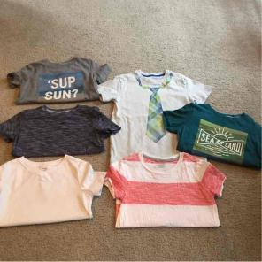 Bundle of 6 old navy boys shirts