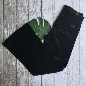 Seven For All Mankind Black Velvet Flare