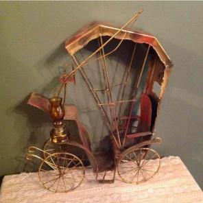 Vtg. Metal/Copper Carriage