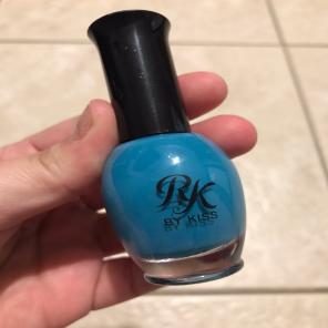 RK Blue Nail Polish