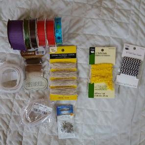 Lot of ribbon and notions