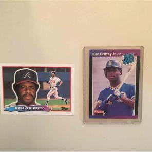 Griffey Dad and Son Card Combo