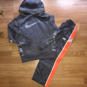 Nike Gray Hoodie & Gym Pants Sz S (7)