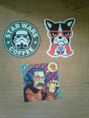 dog 3 stickers bundle