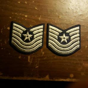 Set of master Sgt stripes airforce patch