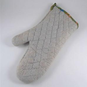 Vintage Silver Oven Mitt/Pot Holder