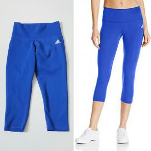 Adidas Running Capris Blue Running Pants