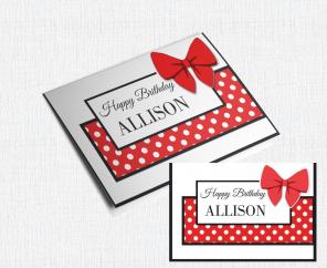 Mini mouse party invite
