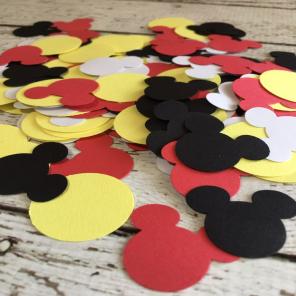 200 Mickey Mouse Confetti Pieces..