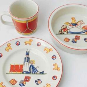 VINTAGE NEW TIFFANY & CO. BABY PLATE SET