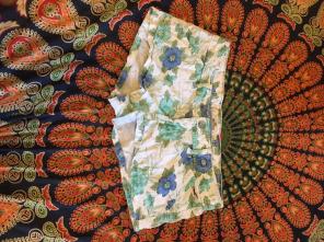 Hollister White Floral Shorts