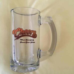 Cheers TV show glass mug