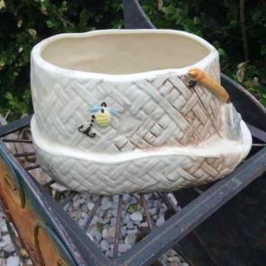 Lefton Fishing Fish Planter