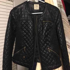 Zara leather jacket