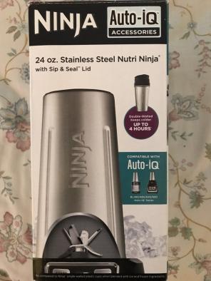 Ninja 24oz Stainless Steel Cup With Lid