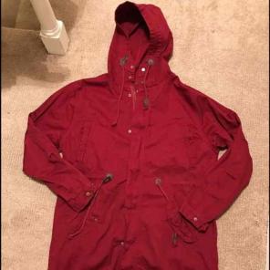 Men's 2XL Parka coat with fishtail