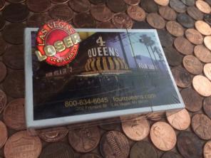 4 Queens LV Playing Cards & Loser Pin
