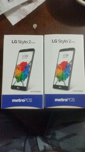 TWO BRAND NEW LG STYLUS 2