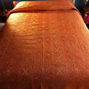 Vintage Sears fringe bedspread