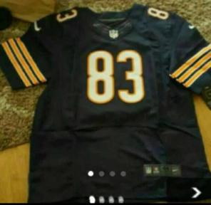 Chicago Bears Jersey Size Large