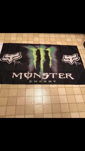 Monster Energy / Fox Racing Flag