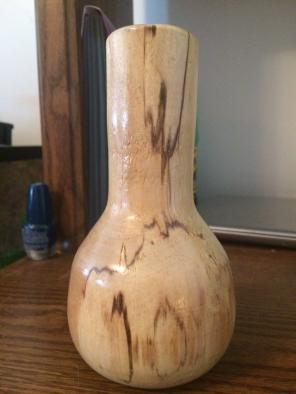 Handmade Wooden Vase/candle Holder