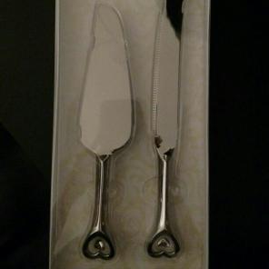 New Wedding Knife and Server Set