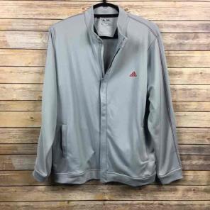 Adidas Light Gray Jacket Size Large