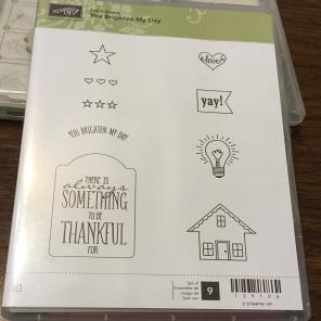 Stampin Up You Brighten My Day Stamp Set