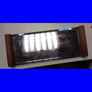 Vintage Art Deco Style Stainless Tray
