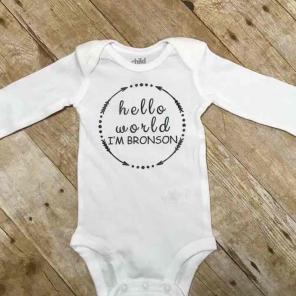 Welcome Baby Onesie