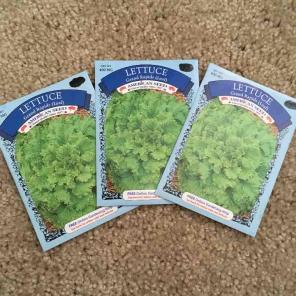 Lettuce seeds 3 packs for $3