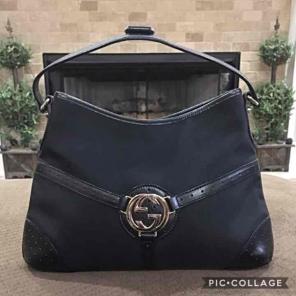 Authentic GUCCI Hobo Perforated Bag