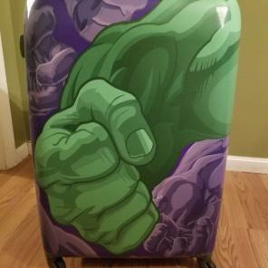 New hulk rolling luggage