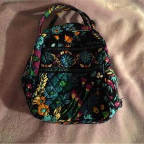 Vera Bradley midnight blues lunch kit