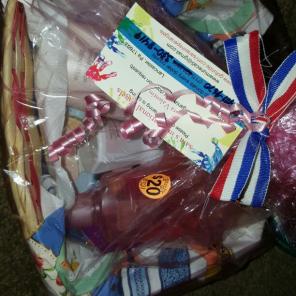 Baskets with fragrances
