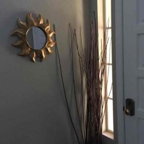 Pier 1 Imports Gold-Tone Sun Mirror