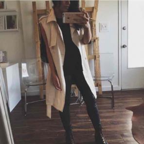 Sleeveless Duster